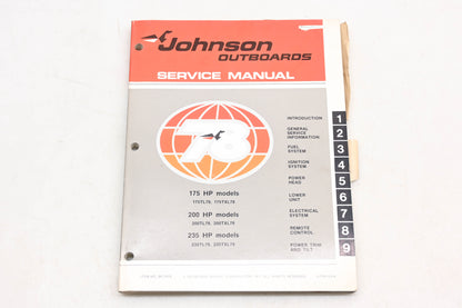 Johnson Outboards JM-7810 1978 Service Manual