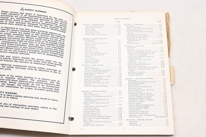 Johnson Outboards JM-7810 1978 Service Manual