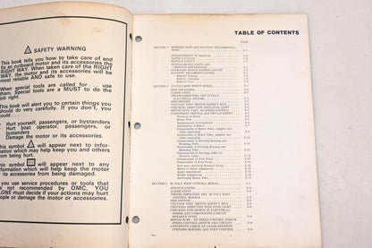 Johnson Outboards JM-8001 1980 Electric JB52 JB82 J4H JB54 JB84 Service Manual
