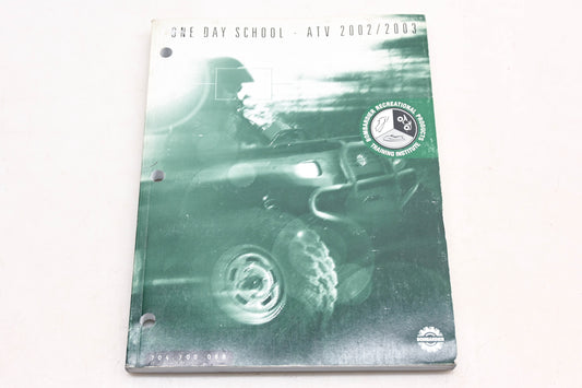 Bombardier 704700068 2002-2003 ATV One Day School Dealer Handbook
