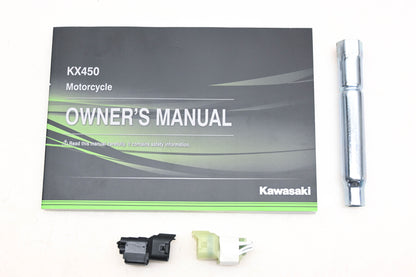 New OEM Kawasaki 99803-0044 KX450JL Owner's Manual Kit NOS