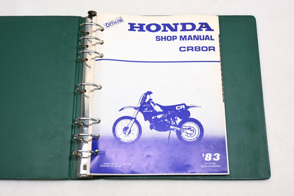 OEM Honda 61GC400 1983 CR80R Shop Manual