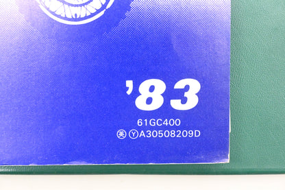 OEM Honda 61GC400 1983 CR80R Shop Manual