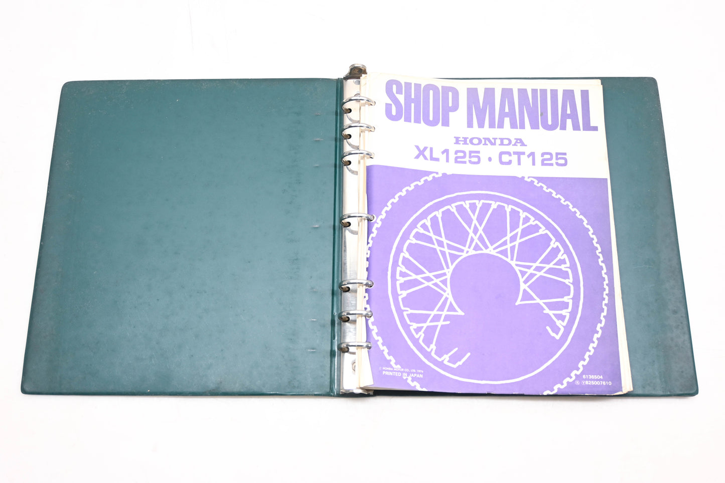 OEM Honda 6136504 XL125 CT125 Shop Manual