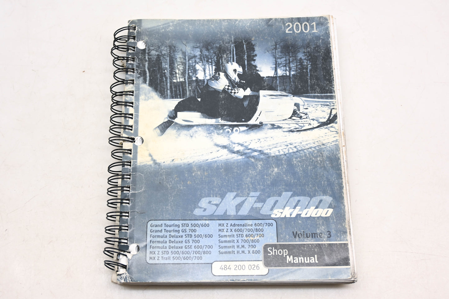 Ski Doo 484200026 2001 Snowmobile Volume 3 Shop Manual
