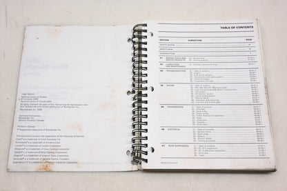 Ski Doo 484200026 2001 Snowmobile Volume 3 Shop Manual