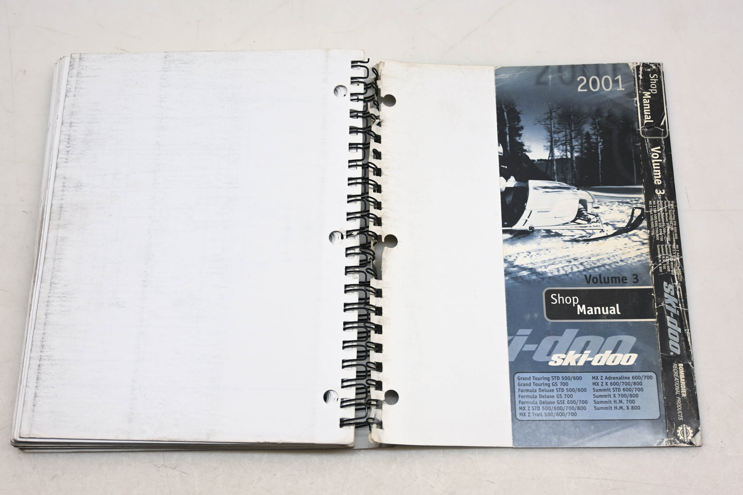 Ski Doo 484200026 2001 Snowmobile Volume 3 Shop Manual