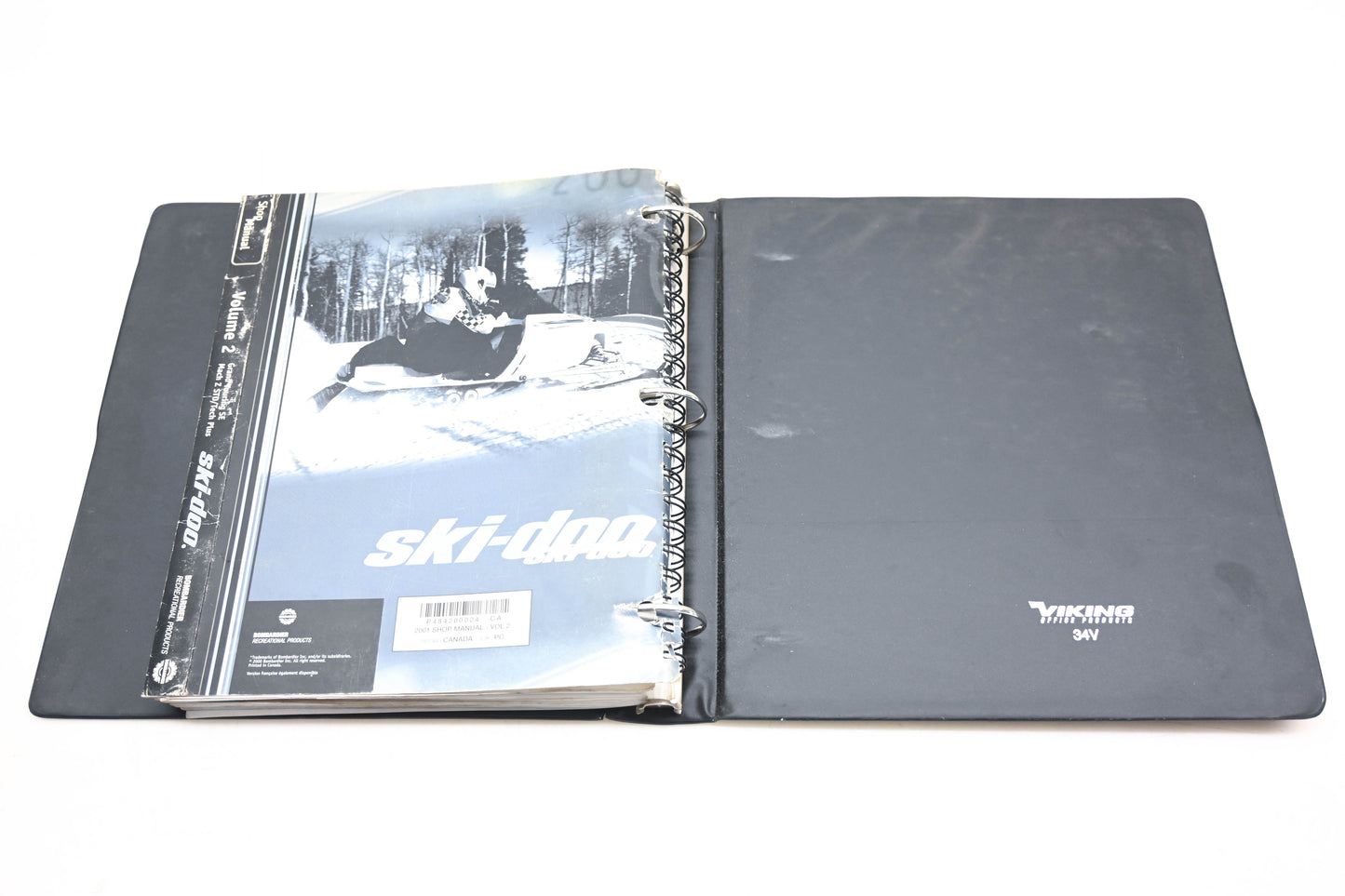 Ski Doo 484200024 2001 Snowmobile Volume 2 Shop Manual