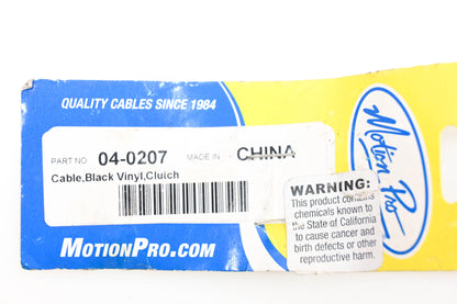 Motion Pro 04-0207, 70-4207 Black Vinyl Clutch Cable NOS