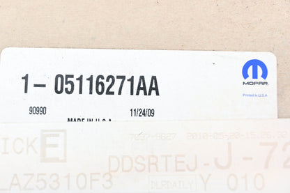 Mopar 05116271AA C Pillar Black Out Tape NOS