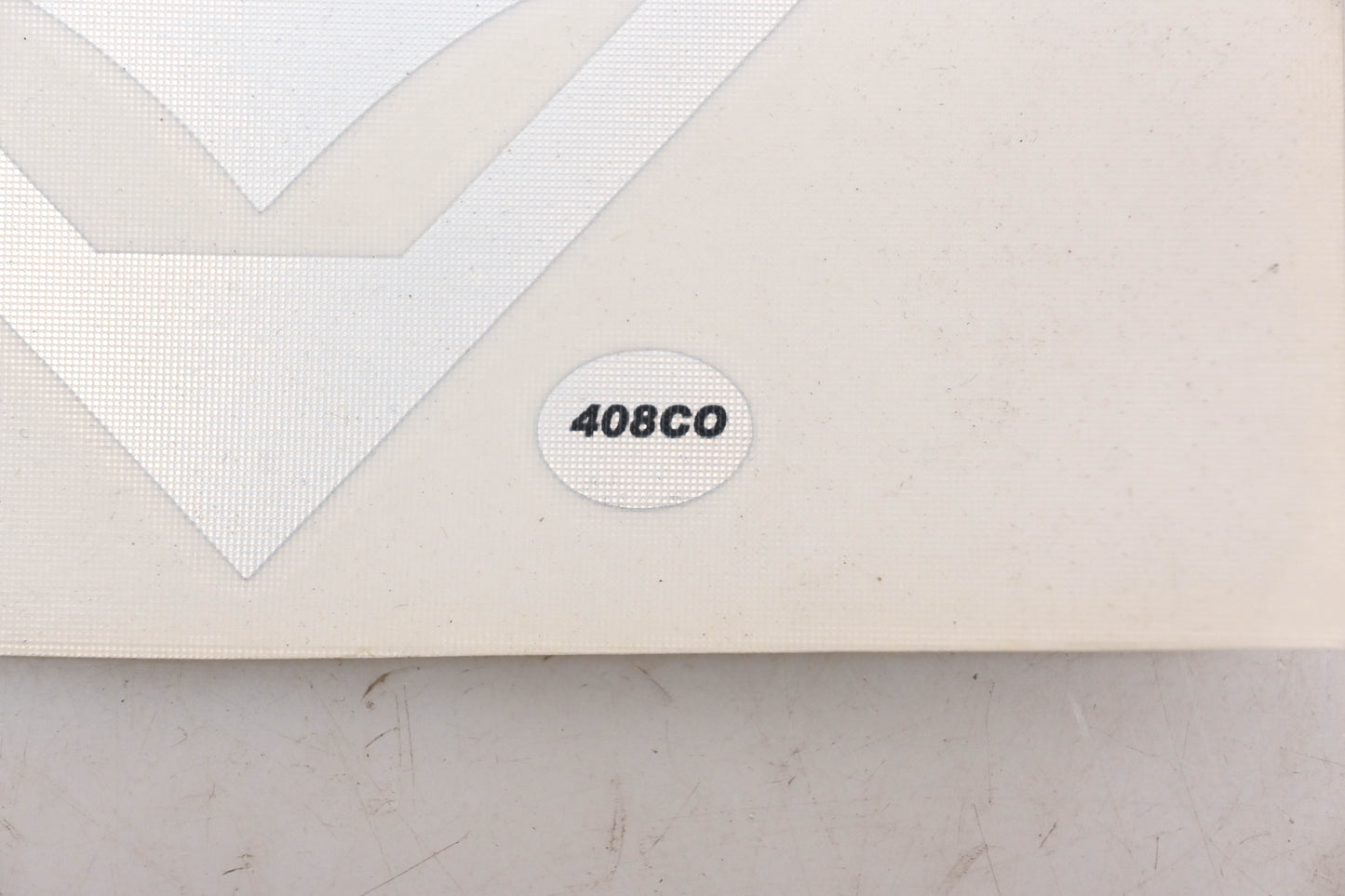 Cycle Express 408CO Silver Suzuki Logo Decal 4"x6" NOS