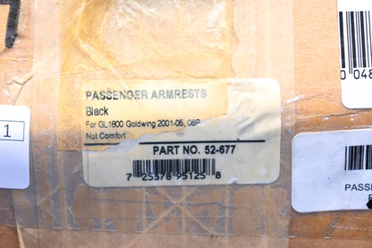 Show Chrome 52-677 Passenger Armrest Kit NOS