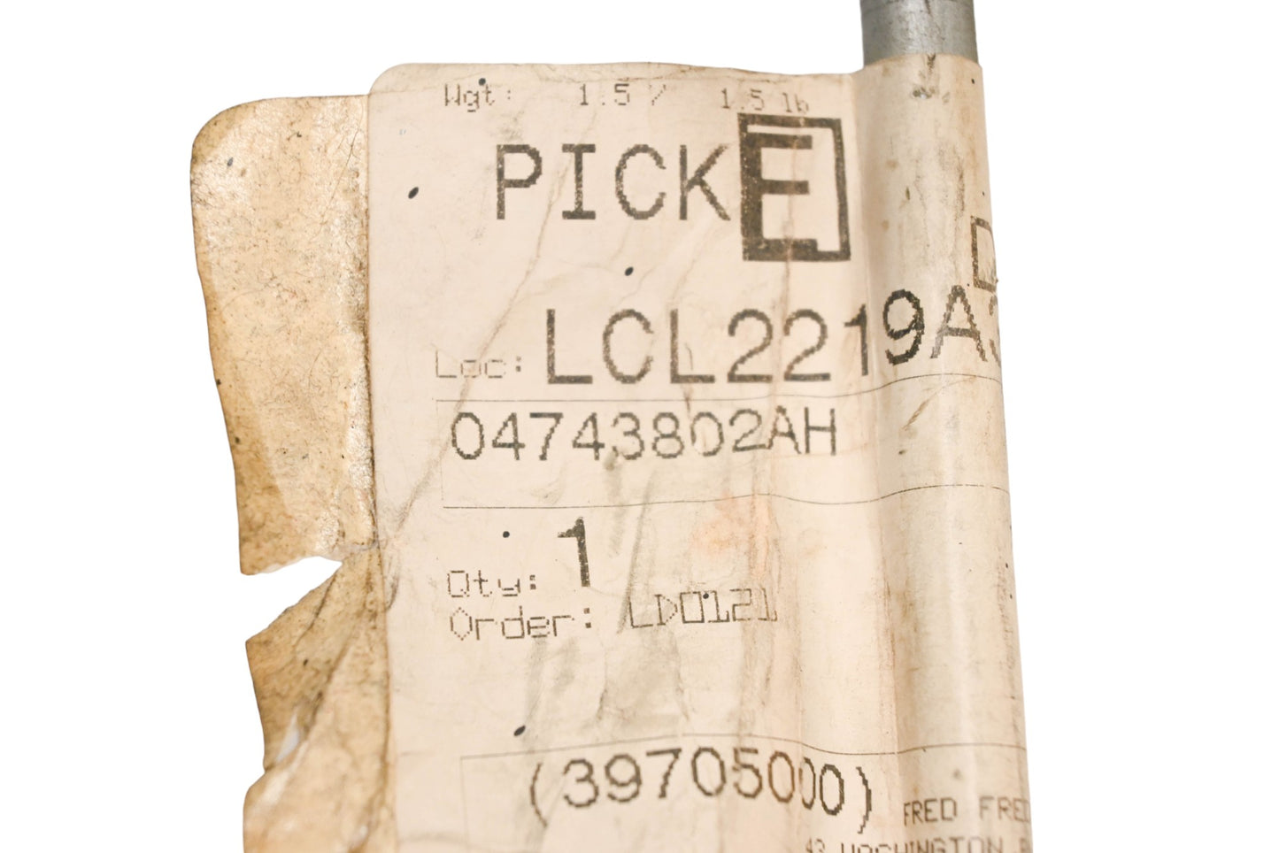 Mopar 4743802AH Power Steering Pressure Line Assembly NOS