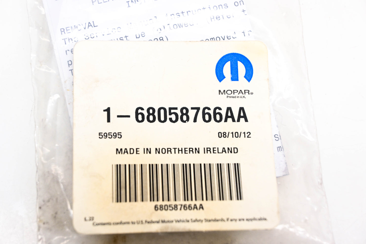 Mopar 68058766AA Valve Stem Kit NOS