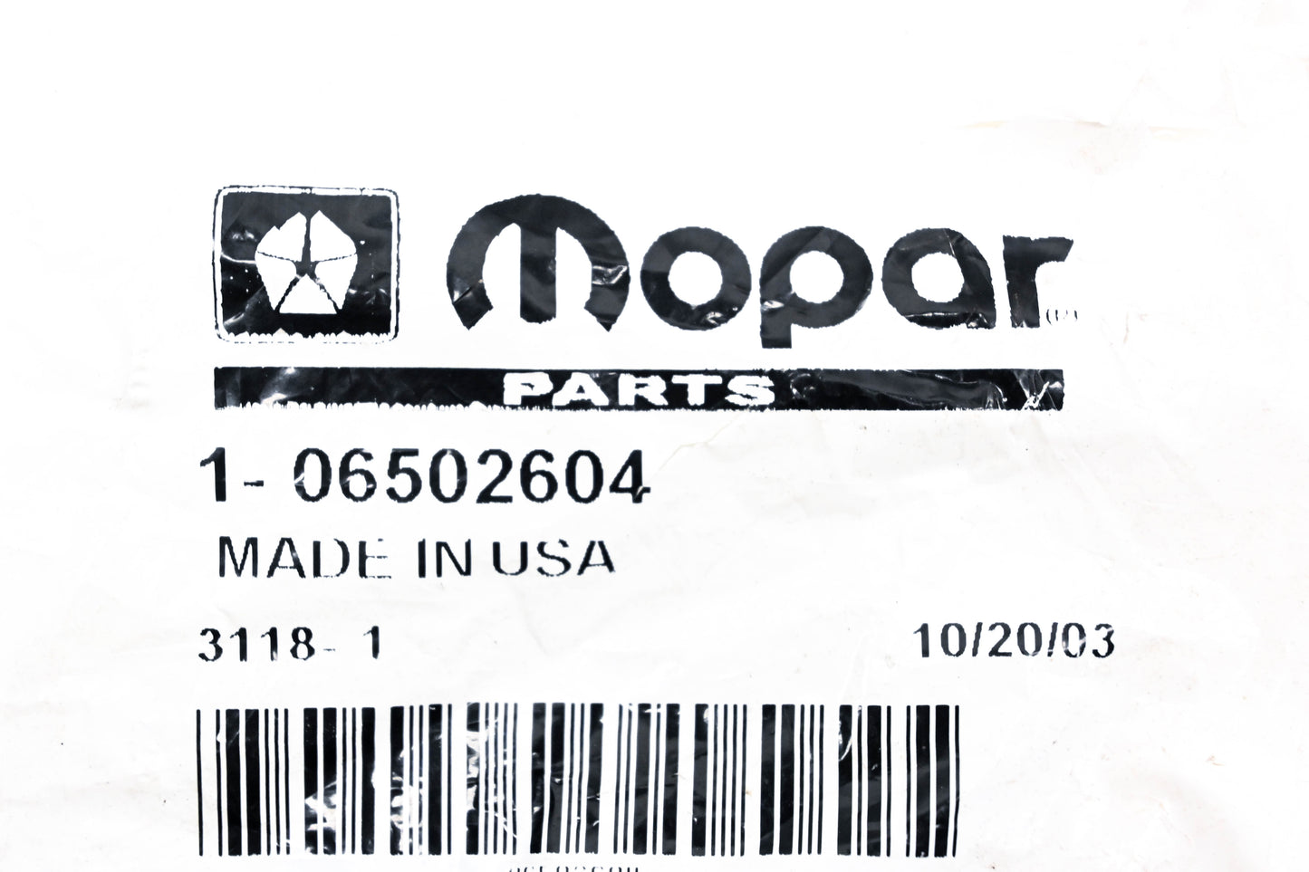 Mopar 06502604, 6502604 U- Nut NOS
