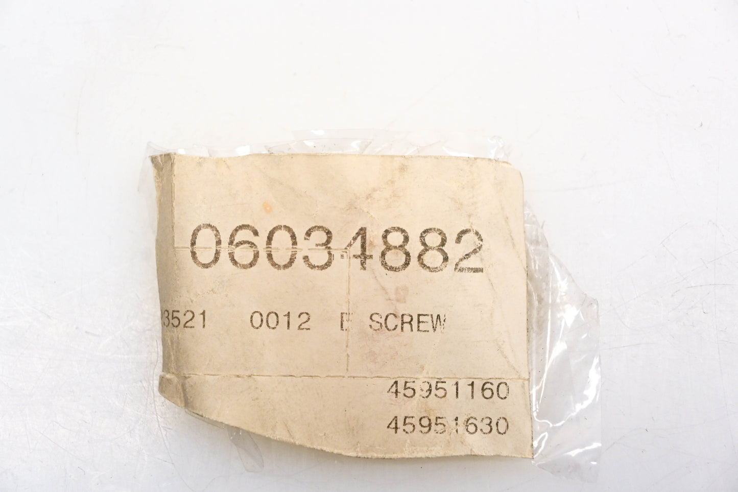 Mopar 06034882, 6034882 Screw NOS