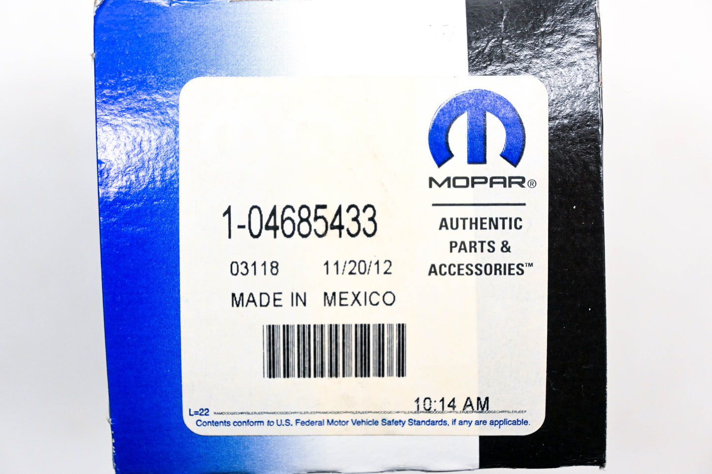 Mopar 04685433, 4685433 Power Window Switch Panel NOS