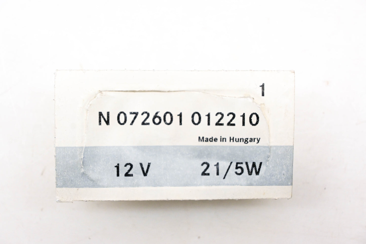 Mercedes N072601012210 Bulb 12v P21/5w NOS