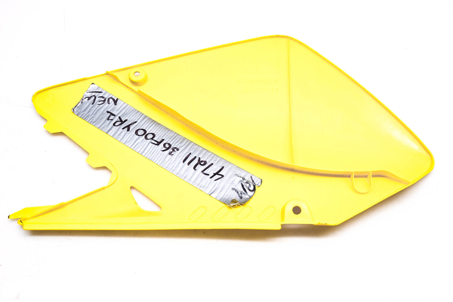 New OEM Suzuki 47211-36F00-YR1 Lefthand Yellow Frame Cover NOS