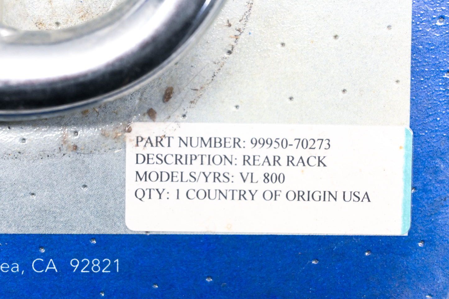 New OEM Suzuki 99950-70273 Rear Luggage Rack NOS