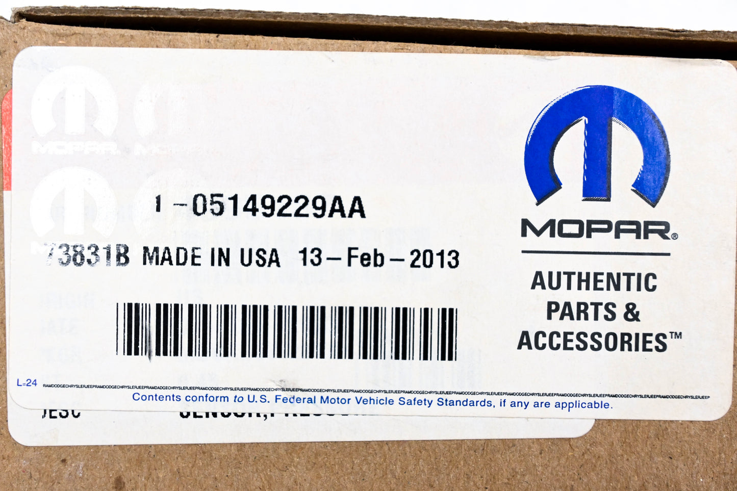 Mopar 05149229AA, 5149229AA Differential Pressure Sensor w/ Bracket NOS