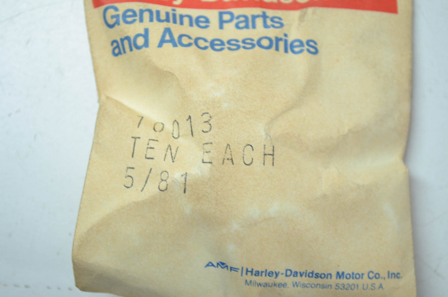 AMF Oil Feed & Return Hose Clamp NOS