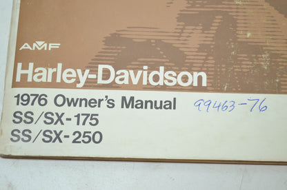 AMF 1976 SSSX-175 SSSX-250 Owners Manual NOS