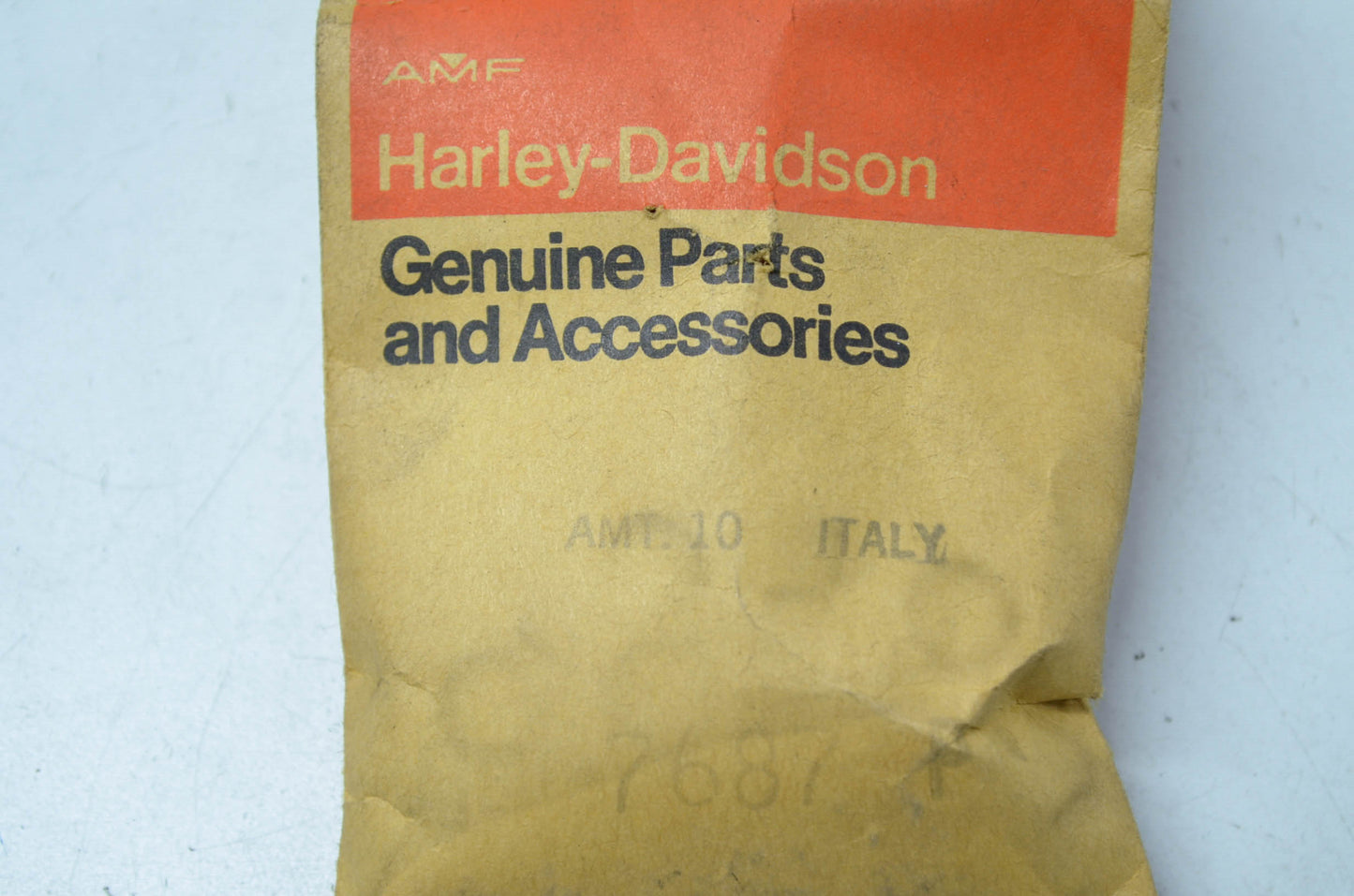 OEM Harley-Davidson 7687 Serrated Flange Hex Nut 3/8 Qty 2 NOS