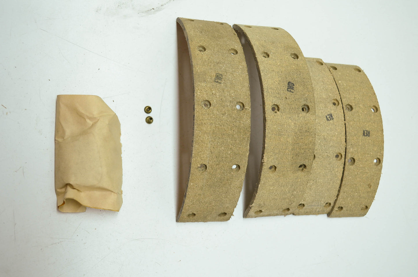 AMF Brake Linings with Rivets NOS