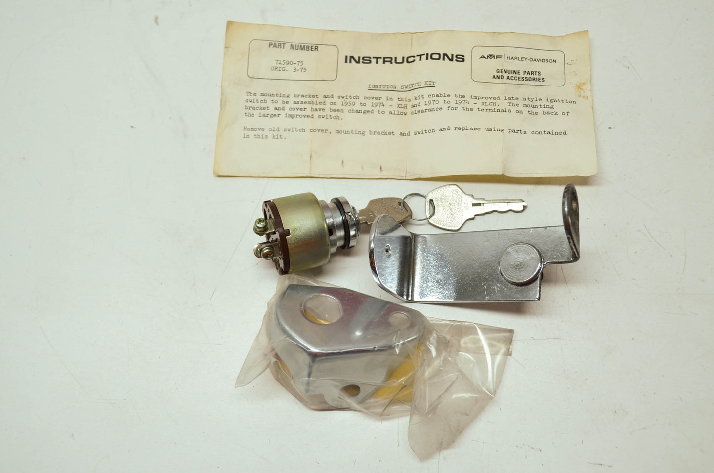 OEM Harley-Davidson 71590-75 Switch Kit NOS