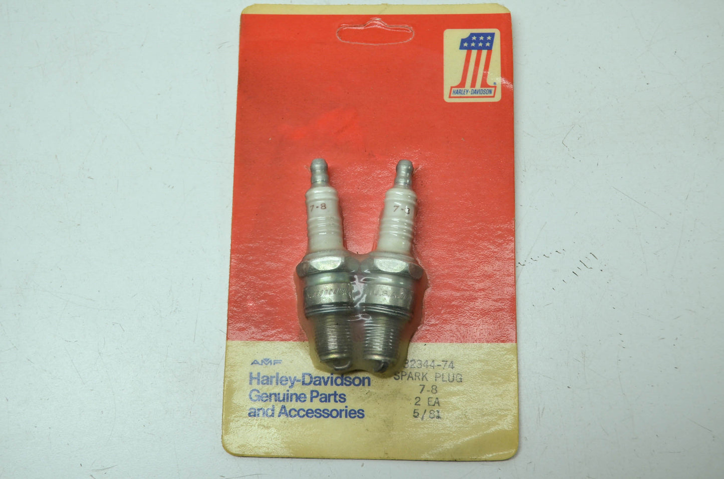 OEM Harley-Davidson 32344-74 Spark Plug Qty 2 NOS