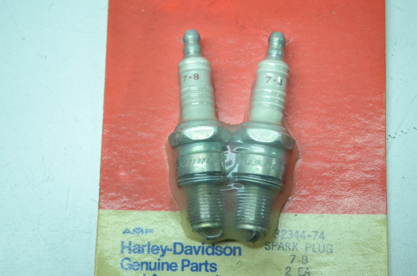 OEM Harley-Davidson 32344-74 Spark Plug Qty 2 NOS
