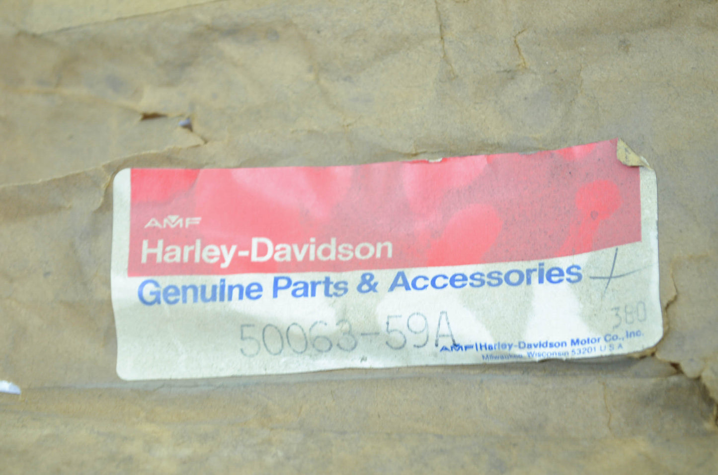 OEM Harley-Davidson 50063-59A Jiffystand Leg NOS