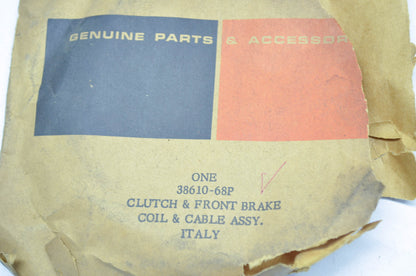 Harley Aermacchi Clutch & Front Brake Coil & Cable Assembly NOS
