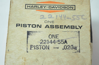 OEM Harley-Davidson 22144-55C Piston 020 NOS