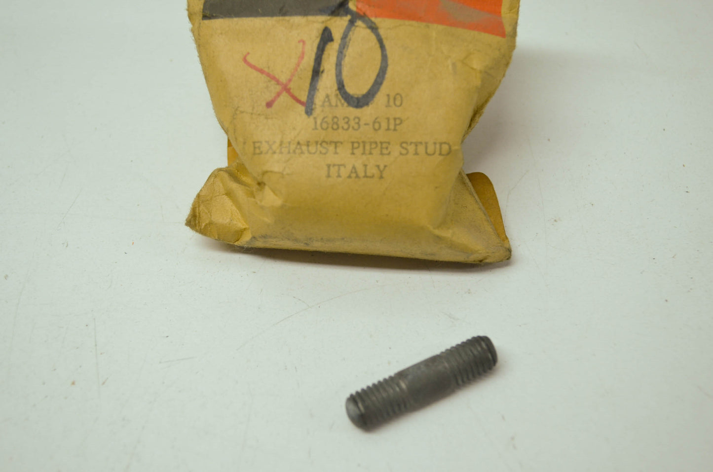 Harley Aermacchi Exhaust Pipe Stud 67-68 H SS Sprint NOS