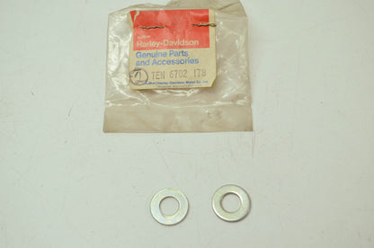 OEM Harley-Davidson 6702 Plain Washer Type A Qty 2 NOS