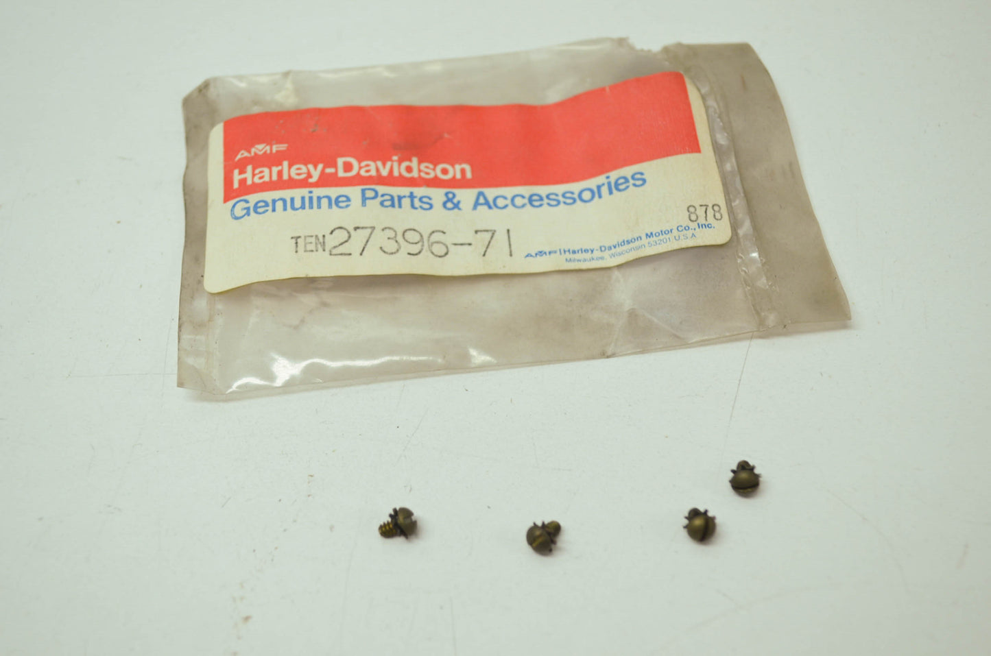 OEM Harley-Davidson 27396-71 Carburetor Screw w/ Lock Washer Qty 6 NOS
