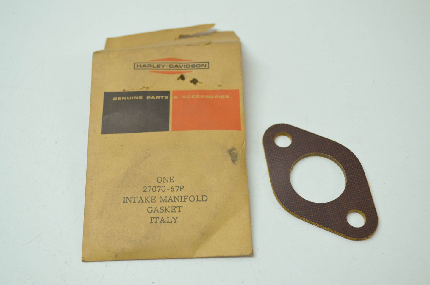 NEW OEM Harley Aermacchi Intake Manifold Gasket 27070-67P NOS