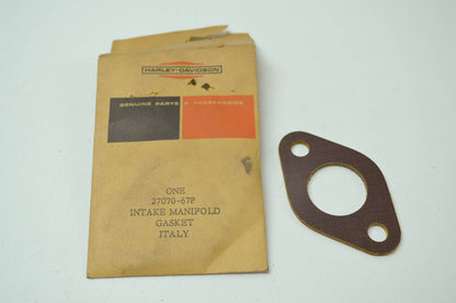 NEW OEM Harley Aermacchi Intake Manifold Gasket 27070-67P NOS
