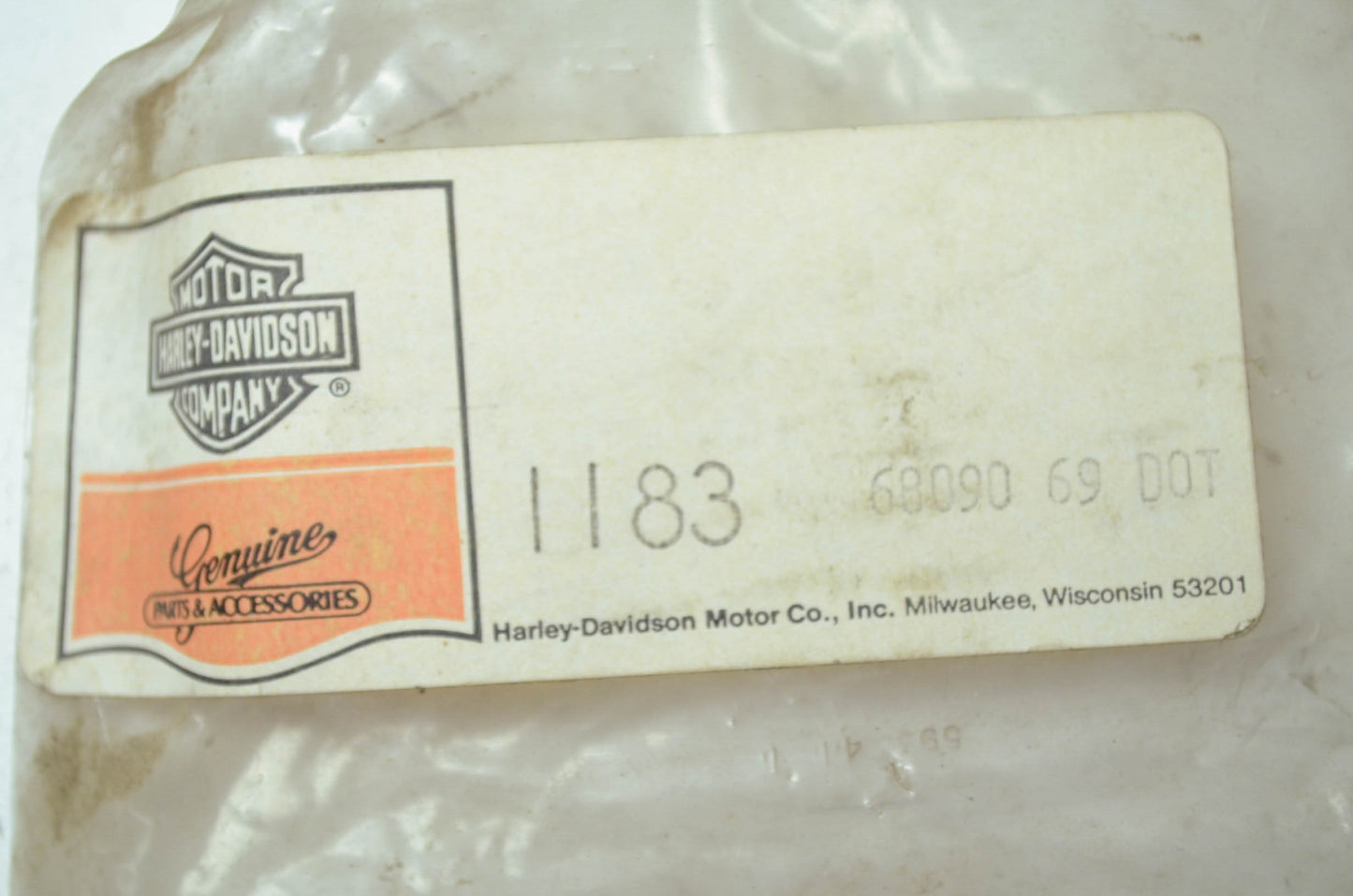 OEM Harley-Davidson 68090-69 Lamp Lens NOS
