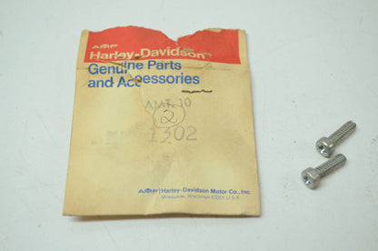 OEM Harley-Davidson 1302 Hex Socket Head Cap Screw Qty 2 NOS