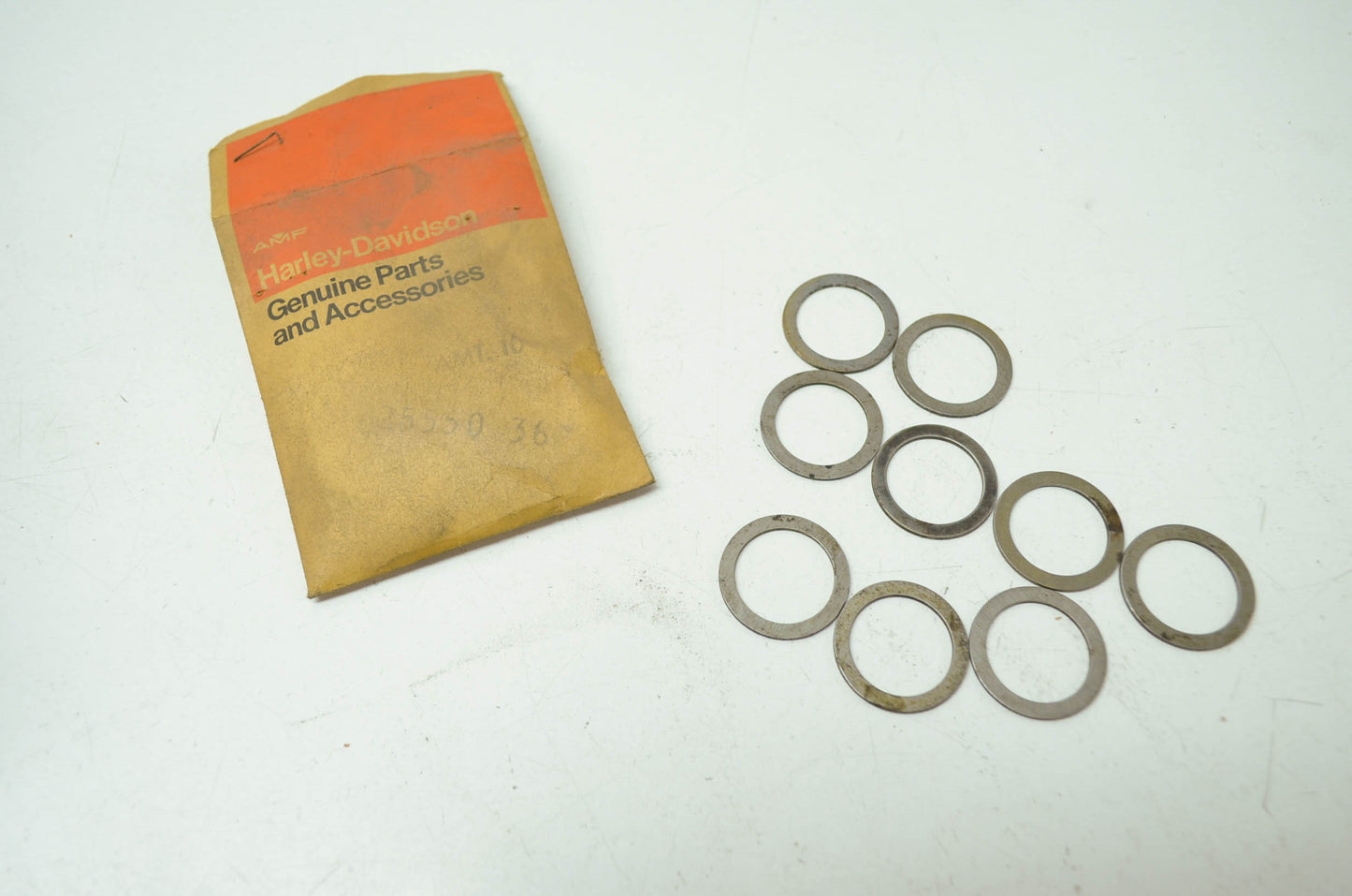 OEM Harley-Davidson 25550-36 Thrust Washer Qty 9 NOS