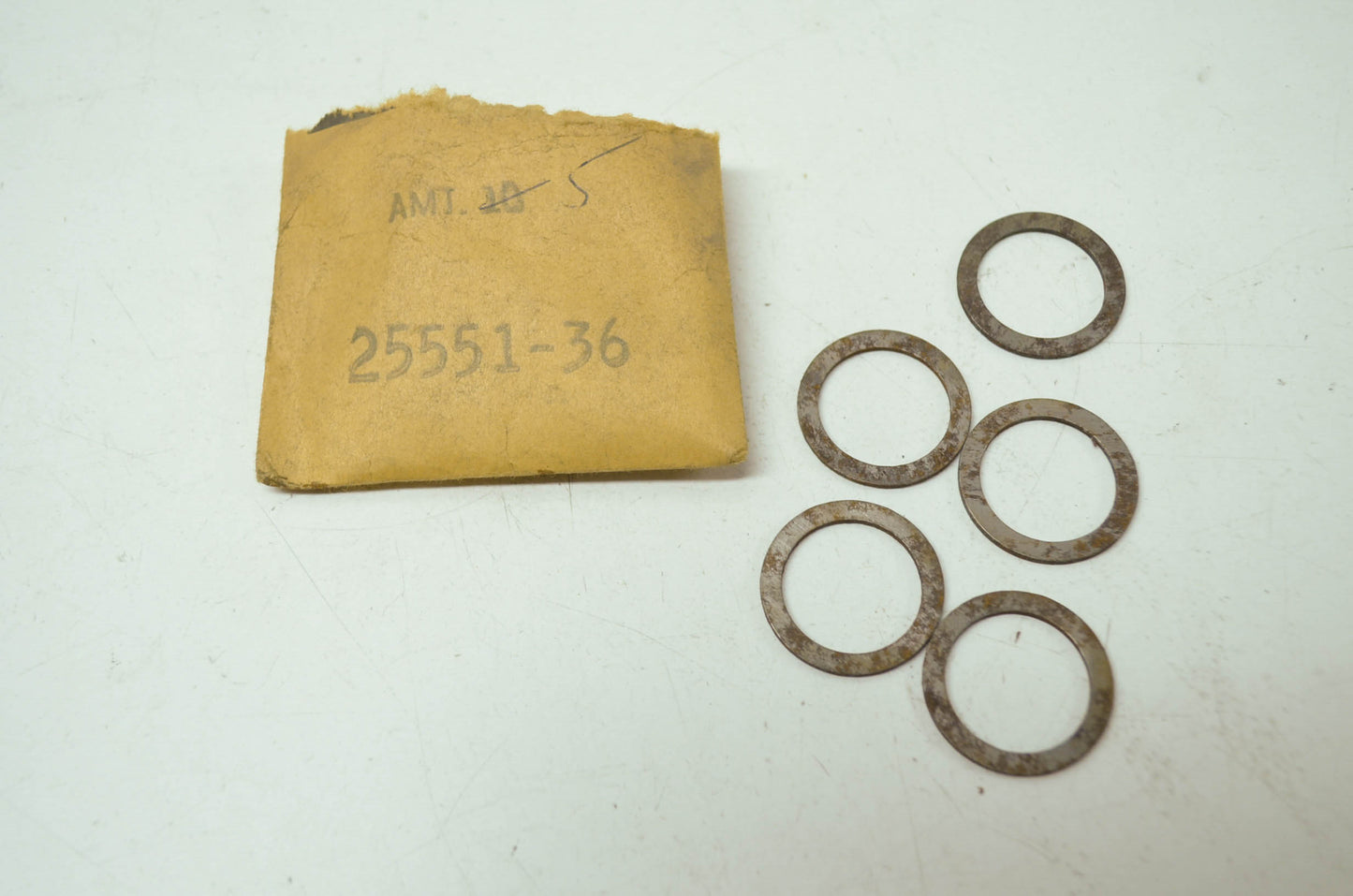 OEM Harley-Davidson 25551-36 Thrust Washer Qty 5 NOS