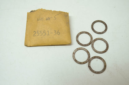 OEM Harley-Davidson 25551-36 Thrust Washer Qty 5 NOS