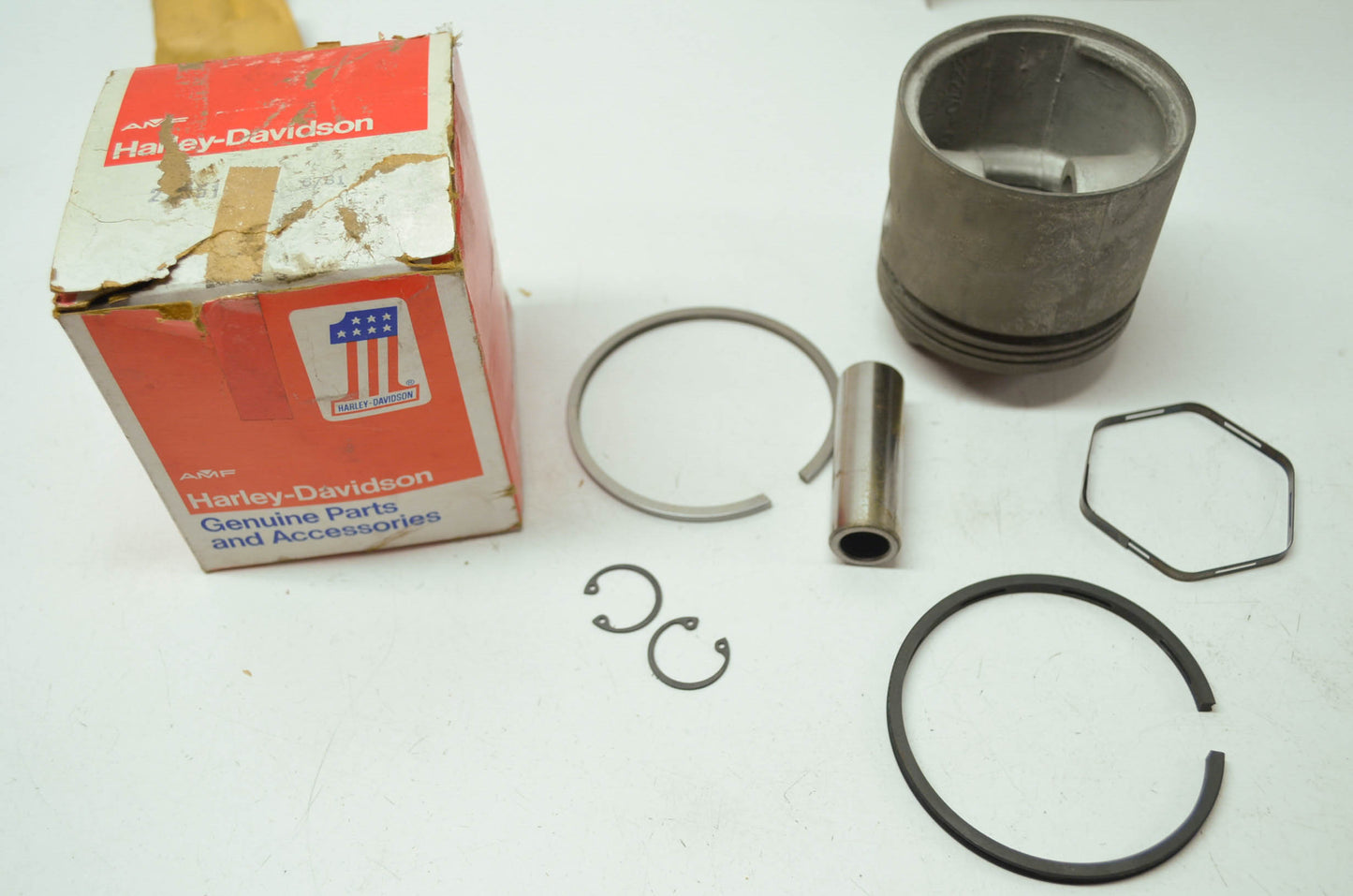 NEW OEM Harley Davidson AMF Piston Assembly Rings Pin 72-85 Sportster 22270-72 N