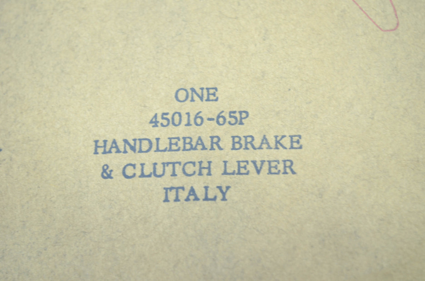 Harley Aermacchi Brake Lever NOS