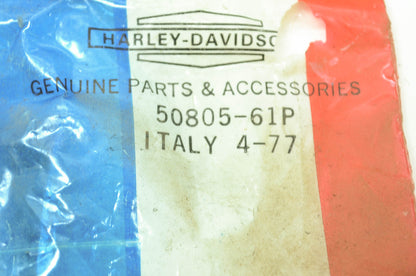 NEW OEM Harley Aermacchi Foot Rest Cover Plate 31-71 Sprint 50805-61P NOS