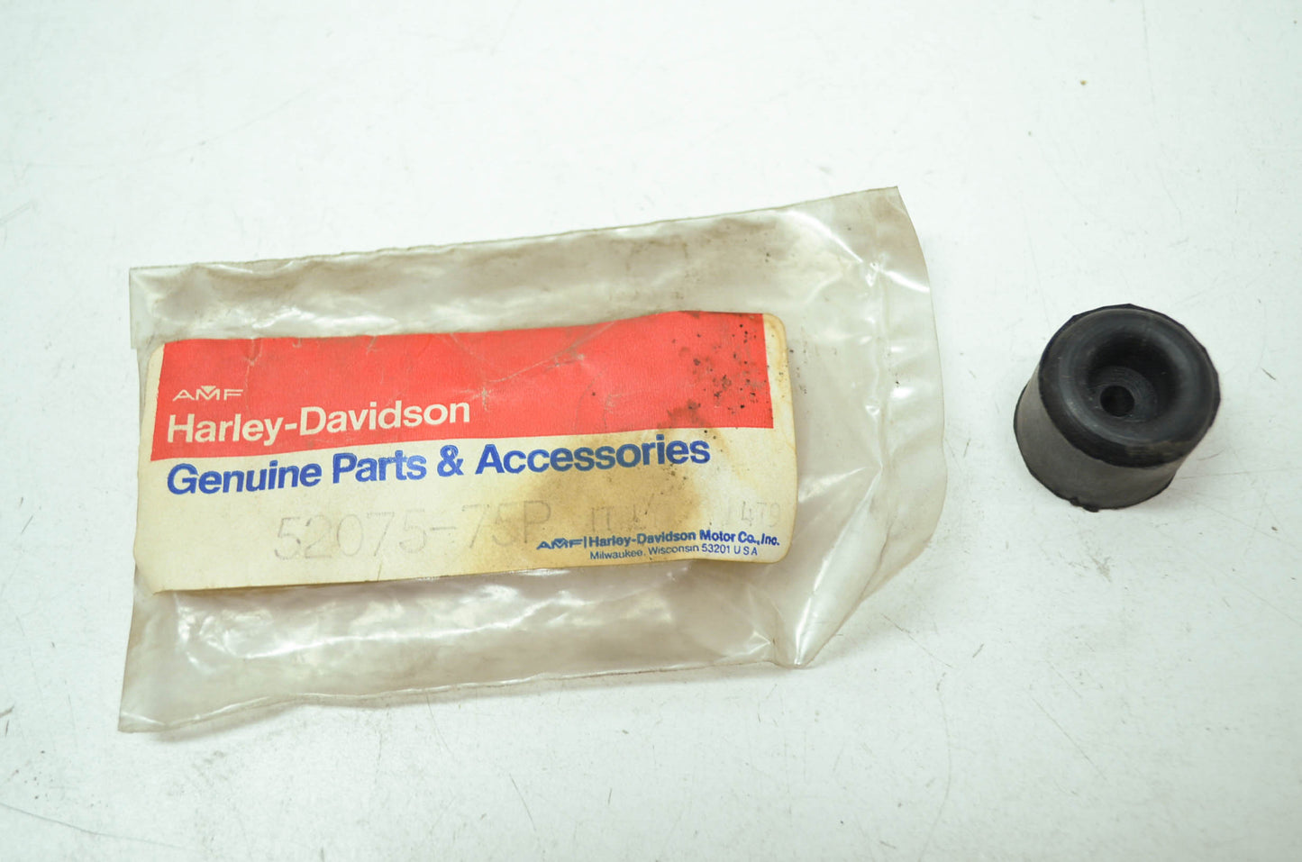 NEW OEM Harley Aermacchi Bushing 52075-75P NOS