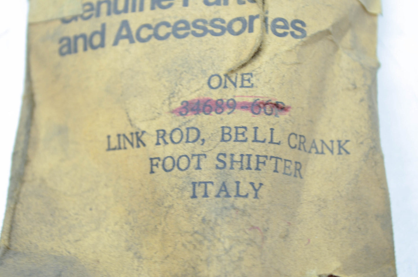Harley Aermacchi Foot Shifter Link Rod 66-Up S Model NOS